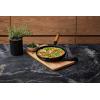 imageLe Creuset Enameled Cast Iron Alpine Wood Handle Fry Pan 1025quot CeriseLicorice