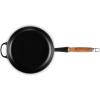 imageLe Creuset Enameled Cast Iron Alpine Wood Handle Fry Pan 1025quot CeriseLicorice