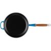 imageLe Creuset Enameled Cast Iron Alpine Wood Handle Fry Pan 1025quot CeriseMarseille