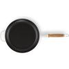 imageLe Creuset Enameled Cast Iron Alpine Wood Handle Fry Pan 1025quot CeriseMeringue