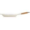 imageLe Creuset Enameled Cast Iron Alpine Wood Handle Fry Pan 1025quot CeriseMeringue