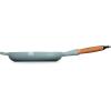 imageLe Creuset Enameled Cast Iron Alpine Wood Handle Fry Pan 1025quot CeriseSea Salt