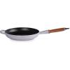 imageLe Creuset Enameled Cast Iron Alpine Wood Handle Fry Pan 1025quot CeriseShallot