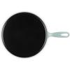imageLe Creuset Enameled Cast Iron Crepe Pan with Rateau and Spatula 1075quot CeriseSea Salt