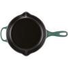 imageLe Creuset Enameled Cast Iron Signature Iron Handle Skillet 1025quot 134 qt WhiteArtichaut