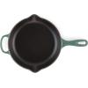 imageLe Creuset Enameled Cast Iron Signature Iron Handle Skillet 1025quot 134 qt WhiteArtichaut