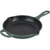 imageLe Creuset Enameled Cast Iron Signature Iron Handle Skillet 1025quot 134 qt WhiteArtichaut