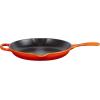 imageLe Creuset Enameled Cast Iron Signature Iron Handle Skillet 1025quot 134 qt WhiteFlame