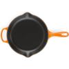 imageLe Creuset Enameled Cast Iron Signature Iron Handle Skillet 1025quot 134 qt WhiteFlame