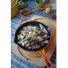 imageLe Creuset Enameled Cast Iron Signature Iron Handle Skillet 1025quot 134 qt WhiteFlame