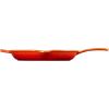 imageLe Creuset Enameled Cast Iron Signature Iron Handle Skillet 1025quot 134 qt WhiteFlame