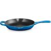 imageLe Creuset Enameled Cast Iron Signature Iron Handle Skillet 1025quot 134 qt WhiteMarseille
