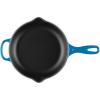 imageLe Creuset Enameled Cast Iron Signature Iron Handle Skillet 1025quot 134 qt WhiteMarseille