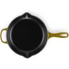 imageLe Creuset Enameled Cast Iron Signature Iron Handle Skillet 1025quot 134 qt WhiteOlive