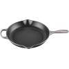 imageLe Creuset Enameled Cast Iron Signature Iron Handle Skillet 1025quot 134 qt WhiteOyster