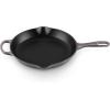 imageLe Creuset Enameled Cast Iron Signature Iron Handle Skillet 1025quot 134 qt WhiteOyster