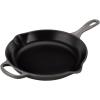 imageLe Creuset Enameled Cast Iron Signature Iron Handle Skillet 1025quot 134 qt WhiteOyster