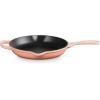 imageLe Creuset Enameled Cast Iron Signature Iron Handle Skillet 1025quot 134 qt WhitePeche