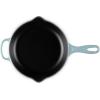 imageLe Creuset Enameled Cast Iron Signature Iron Handle Skillet 1025quot 134 qt WhiteSea Salt