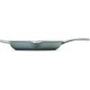 imageLe Creuset Enameled Cast Iron Signature Iron Handle Skillet 1025quot 134 qt WhiteSea Salt