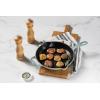 imageLe Creuset Enameled Cast Iron Signature Iron Handle Skillet 1025quot 134 qt WhiteSea Salt
