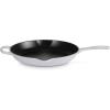 imageLe Creuset Enameled Cast Iron Signature Iron Handle Skillet 1025quot 134 qt WhiteShallot