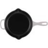 imageLe Creuset Enameled Cast Iron Signature Iron Handle Skillet 1025quot 134 qt WhiteShallot