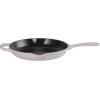imageLe Creuset Enameled Cast Iron Signature Iron Handle Skillet 1025quot 134 qt WhiteShallot