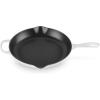 imageLe Creuset Enameled Cast Iron Signature Iron Handle Skillet 1025quot 134 qt WhiteWhite