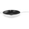 imageLe Creuset Enameled Cast Iron Signature Iron Handle Skillet 1025quot 134 qt WhiteWhite