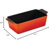 imageLe Creuset Enameled Cast Iron Signature Loaf Pan 2qt CaribbeanFlame