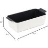 imageLe Creuset Enameled Cast Iron Signature Loaf Pan 2qt CaribbeanWhite