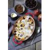 imageLe Creuset Enameled Cast Iron Signature Oval Baker 3 qt CeriseCerise