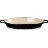 imageLe Creuset Enameled Cast Iron Signature Oval Baker 3 qt CeriseLicorice