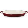 imageLe Creuset Enameled Cast Iron Signature Oval Baker 3 qt CeriseRhone