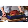 imageLe Creuset Enameled Cast Iron Signature Rectangular Roaster 7 qt 128quot x 187quot CeriseDeep Teal