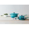 imageLe Creuset Enameled Cast Iron Signature Saucepan 225 qt CeriseCaribbean