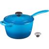 imageLe Creuset Enameled Cast Iron Signature Saucepan 225 qt CeriseMarseille