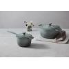 imageLe Creuset Enameled Cast Iron Signature Saucepan 225 qt CeriseSea Salt
