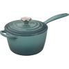 imageLe Creuset Enameled Cast Iron Signature Saucepan 225 qt CeriseSea Salt