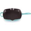 imageLe Creuset Enameled Cast Iron Signature Square Skillet Grill 1025quot CeriseCaribbean