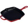 imageLe Creuset Enameled Cast Iron Signature Square Skillet Grill 1025quot CeriseCerise