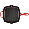 imageLe Creuset Enameled Cast Iron Signature Square Skillet Grill 1025quot CeriseCerise