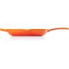 imageLe Creuset Enameled Cast Iron Signature Square Skillet Grill 1025quot CeriseFlame