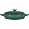imageLe Creuset Olive Branch Collection Enameled Cast Iron Signature Braiser 35 qt Artichaut with Embossed LidArtichaut