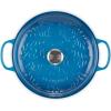 imageLe Creuset Olive Branch Collection Enameled Cast Iron Signature Braiser 35 qt Artichaut with Embossed LidMarseille
