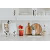 imageLe Creuset Silicone Craft Series Utensil Set with Stoneware Crock 5 pc CaribbeanCerise