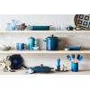 imageLe Creuset Silicone Craft Series Utensil Set with Stoneware Crock 5 pc CaribbeanMarseille