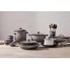 imageLe Creuset Silicone Craft Series Utensil Set with Stoneware Crock 5 pc CaribbeanOyster