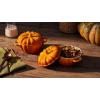 imageLe Creuset Stoneware Figural Pumpkin Petite Cocotte 12 oz Licorice